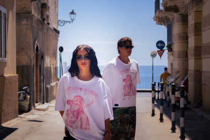 Sunny Vibes / White Tee