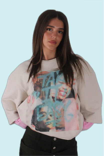 RR WhitePink - Double Long //